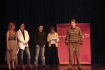 Daniel Aparicio, Fernando Tucho y Pepe Madariaga recogen el premio